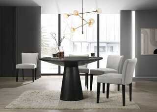Rory Dining Table: Black Product Image